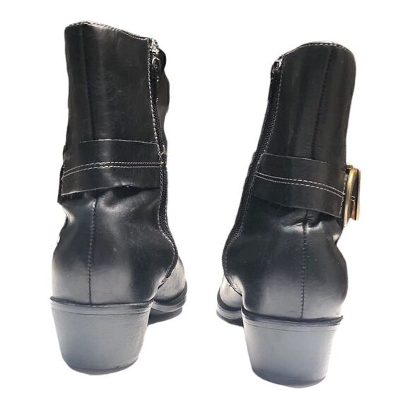 Clarks Artisan Black Leather motorcycle Boots Moto Size 9.5 - Picture 13 of 13